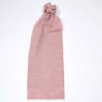 Extra Long Dusky Pink Scarf, 2 of 3