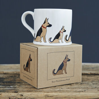 German Shepherd Organic Cotton Apron, 3 of 12