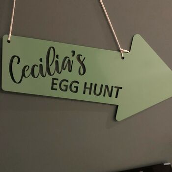 Easter Egg Hunt Hanging Sign, 2 of 2
