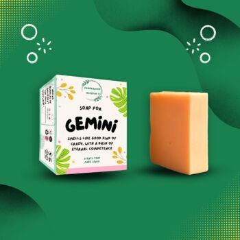 Gemini Birthday Gift Funny Soap For Gemini Zodiac Gift, 4 of 6