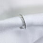 Sterling Silver Cz Pave Ear Cuff, thumbnail 4 of 7