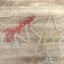 Personalised Christmas Tree Topper Custom Names, thumbnail 4 of 6