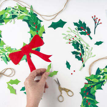 Christmas Wreath Craft Kit, 9 of 9
