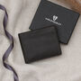 Luxury Leather Personalised Triple Billfold Wallet, thumbnail 3 of 5