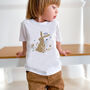 Personalised Easter Bunny T Shirt With Boy Or Girl Name, thumbnail 6 of 9