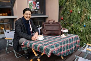 Vintage Look Genuine Leather Briefcase, 2 of 12