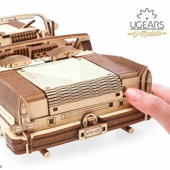 Dream Cabriolet. Build Your Moving Car Model By U Gears, 10 of 10