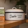Personalised Enamel Round Roaster With Lid – Gift For Dad, thumbnail 1 of 7