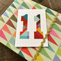 Mini Number Eleven Card, thumbnail 3 of 5