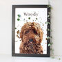 Personalised Pet Dog Portrait Print Gift, thumbnail 10 of 12