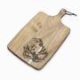 Personalised Nova Scotia Duck Tolling Retriever Toller Engraved Acacia Serving Board, thumbnail 2 of 2