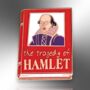 The Tragedy Of Hamlet Hard Enamel Pin Badge, William Shakespeare Brooch, Gifts For Book Lovers And English Teachers, thumbnail 3 of 8