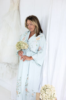Special Offer Personalised Wedding Floral Dressing Gown Bridesmaids, 6 of 6