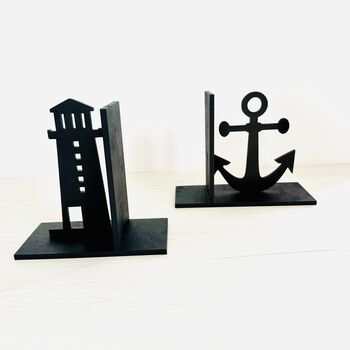 Lighthouse And Anchor Bookends, 2 of 2