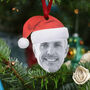 Santa Hat Photos Personalised Christmas Tree Decoration, thumbnail 10 of 10