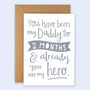 'You Are My Hero' First Father's Day Card, thumbnail 2 of 4