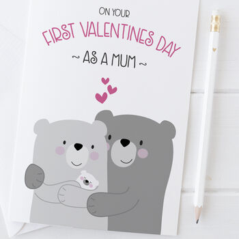 First Valentines Day Card For New Mums, Dads Or Parents, 4 of 6