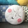 Sleepy Moon Chunky Cushion Knitting Pattern, thumbnail 1 of 1