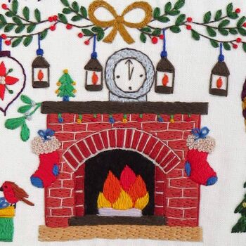 Night Before Christmas Hand Embroidery Kit, 6 of 12