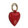 Red Heart Shaped Leather Key Ring. 'The Mimi', thumbnail 4 of 9