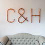 Copper Decorative Letters And Symbols Wall Art, thumbnail 8 of 12