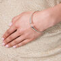 Rose Gold Vermeil Plated Open Drop Bangle, thumbnail 2 of 4