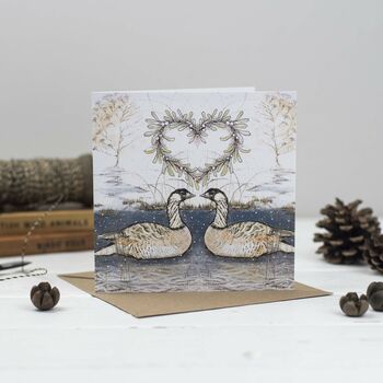 'Christmas Couples' Mixed Pack Of 10 Cards, 9 of 10