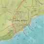 Framed And Personalised Lyme Regis Map Print, thumbnail 5 of 7