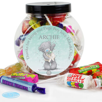 Personalised Me To You Pageboy Wedding Sweets, 2 of 2