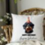 Personalised Wirehaired Daschund Birthday Congratulations Party Cushion, thumbnail 1 of 2