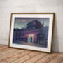 The End Nightclub London Travel Poster Art Print, thumbnail 5 of 8