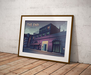 The End Nightclub London Travel Poster Art Print, 5 of 8