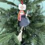 Personalised Witch Christmas Bauble, thumbnail 1 of 4