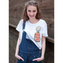 Happy Dais Women's Pocket Print Slogan T Shirt, thumbnail 4 of 6
