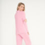Personalised Super Soft Pink Long Jersey Pyjamas, thumbnail 6 of 7