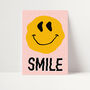 Smiley Face Retro Print, thumbnail 2 of 2