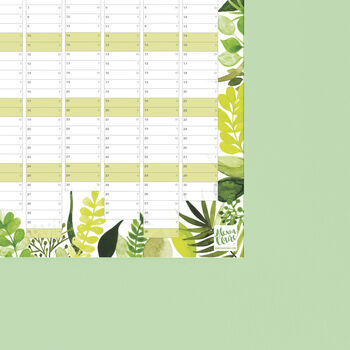 2024 Botanical Wall Calendar And Year Planner, 3 of 5
