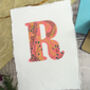 Hand Painted Initial Capital Letter, thumbnail 4 of 8