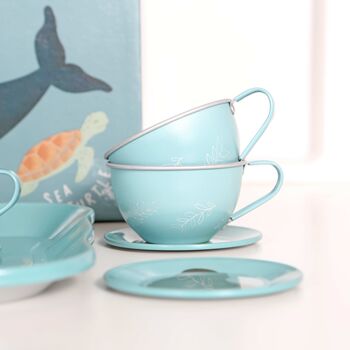 Endangered Animals Tea Set With Personalised Case, 2 of 4