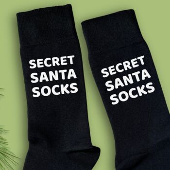 Secret Santa Men's Christmas Socks, 2 of 3