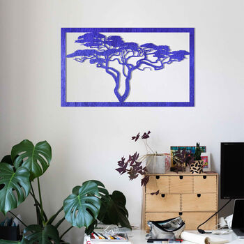 African Tree Wooden Art Exotic Home And Room Wall Decor, 12 of 12