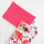 Blush Handmade Faux Leather Pouch, thumbnail 6 of 6