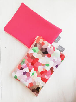Blush Handmade Faux Leather Pouch, 6 of 6