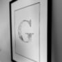 'Letter G' Linear Illustration Print, thumbnail 1 of 5