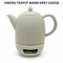 Viborg Porcelain Tea Set Warm Grey With Warmer, thumbnail 2 of 3