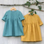 Girls Linen Dress, thumbnail 10 of 10