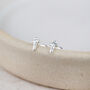 Sterling Silver Mini Cross Studs, thumbnail 3 of 3