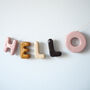 Handmade Brown And Pink Hello Clay Hanging Garland, thumbnail 3 of 3