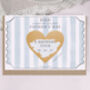Personalised Father's Day Blue Striped Gift Scratch Voucher, thumbnail 2 of 3