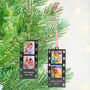 Personalised Metal Mini Photo Reel Christmas Decoration, thumbnail 2 of 5